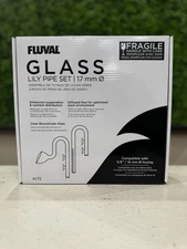 Fluval Glass Lily Pipe Set with Clear Hosing, 4ft / 1.2m #A172 & #A173
