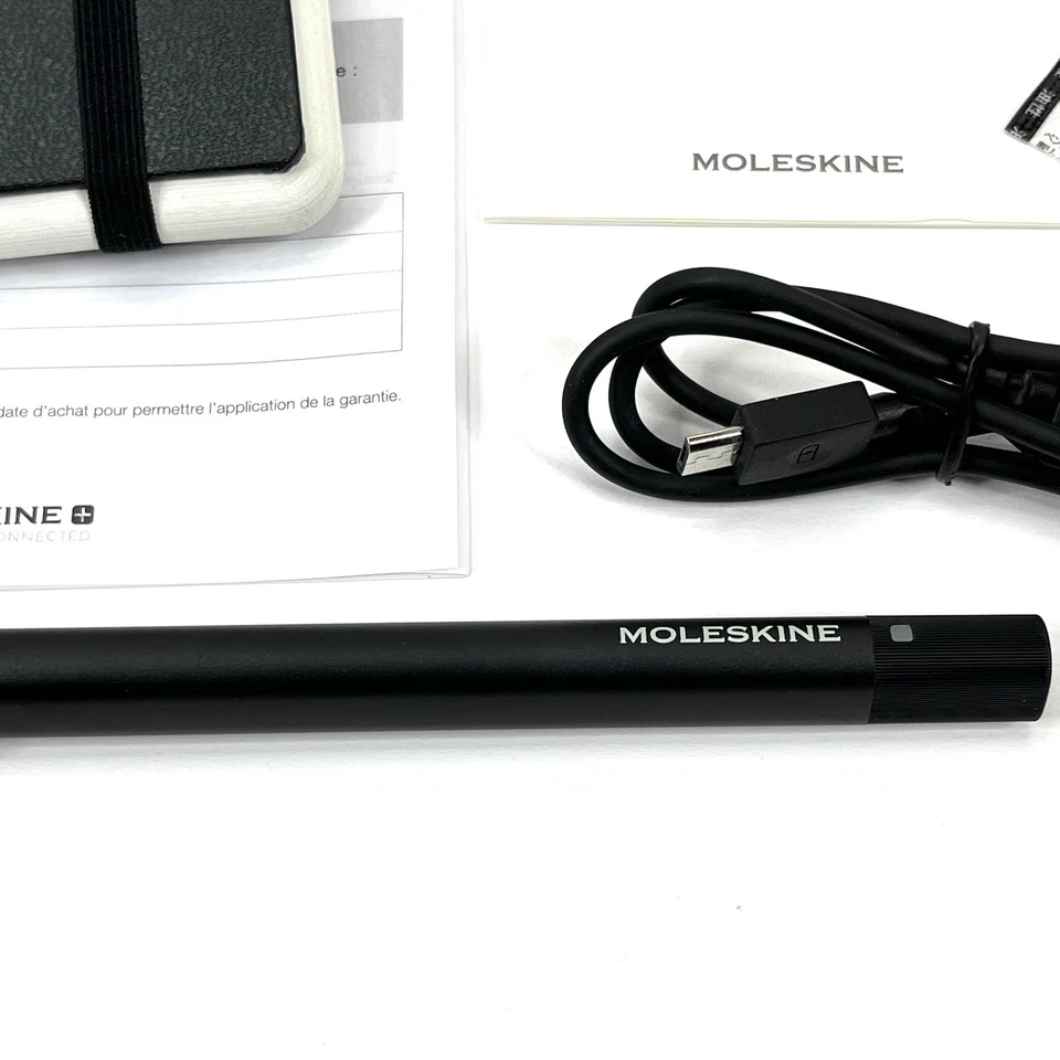 Moleskine Juego de Escritura Inteligente Papel Cuaderno + Pluma Inteligente PTSETA 100 G/M2 NWP-F70 Foto 3 de 4