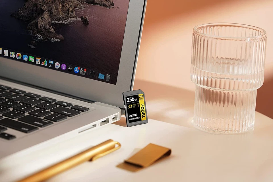 SDXC Professional 256GB 1800X UHS-II Serie GOLD, Classe 10, U3, V60, per Registr - Immagine 2 di 4