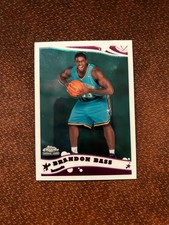 2005-06 Topps Chrome #204 Brandon Bass Refractor Rookie Card #/999 Hornets