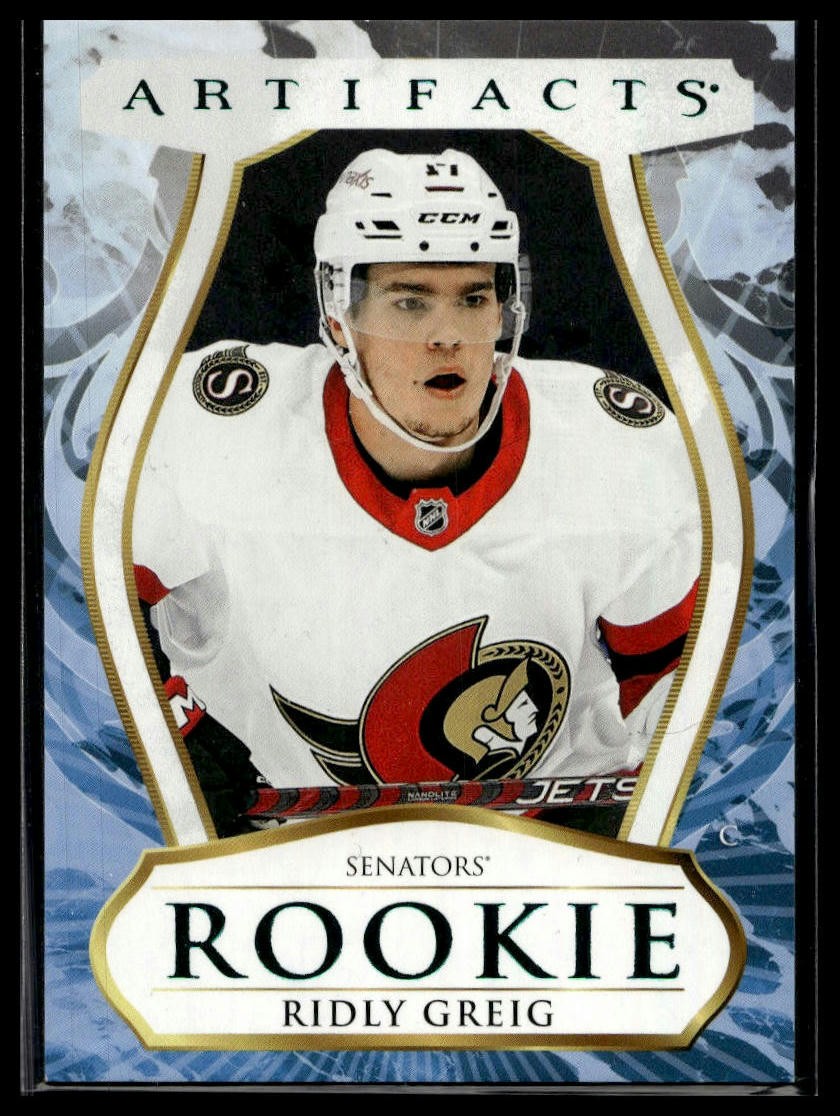 2023-24 Upper Deck Artifacts #190 Ridly Greig Turquoise