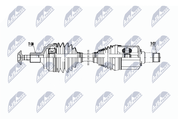 Antriebswelle NTY NPW-ME-061 FüR Mercedes S204 Klasse W204 Model C207 220 CDI-image