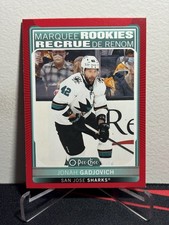 2021-22 Upper Deck Series 2 O-Pee-Chee Update JONAH GADJOVICH #640 RED ROOKIE