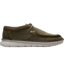Clarks Colehill Easy Dark Olive Textile Casual Shoes Men's US 13M Polyveldt