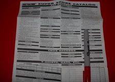 SST Records Catalog super store Black Flag Punk Rock insert