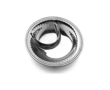 Wilton Armetale Flutes and Pearls Small Round Chip and Dip Server, 11-Inch NWT