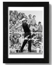 Gary Player Signed Autograph PHOTO Pre Print Music 6x4/A4/ Framed golf