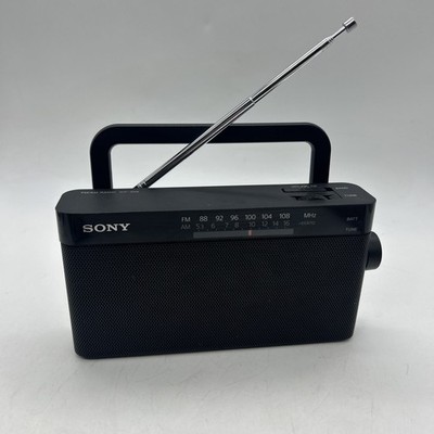 Sony ICF-306 FM/AM Portable Radio Black Parts Repair