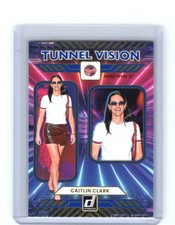 2025 Donruss WNBA Caitlin Clark Tunnel Vision Gold Press Proof #1