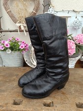 DDR NVA Paar Stiefel Chromleder Paradestiefel Frauen Damen Stiefel Original