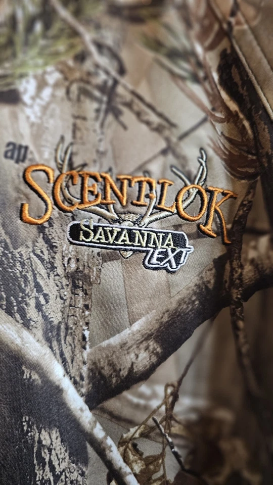 Scentlok Savanna EXT Long Sleeve REALTREE AP HD Camo Mock Neck Shirt Mens Size M - Image 2 of 4