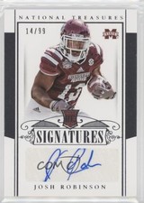 2015 National Treasures College Rookie Signatures 14/99 Josh Robinson Auto 11oq