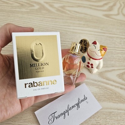 Rabanne Million Gold For Her EDP Mini 5mL Authentic NIB Dabber Travel