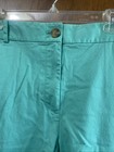 TALBOTS “The Perfect Crop” Women's Capris/Crop Pants Solid Green - Size 16 — photo 4
