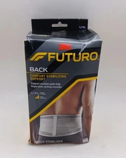3M Futuro Back Support Brace L/XL – Adjustable Lumbar Belt for Lower Back Pain