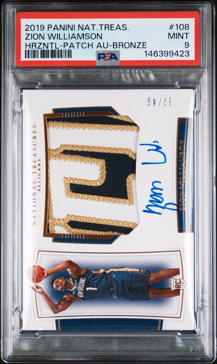 2019-20 Panini National Treasures - Zion Williamson #108 for sale
