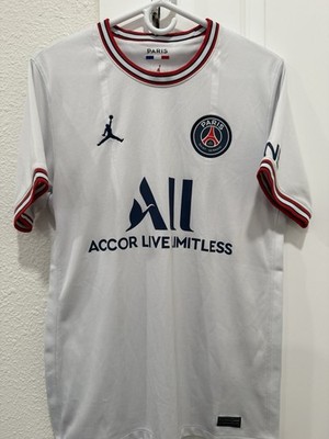 PSG Nike Jordan x Paris Saint-Germain 2021/22 Fourth Soccer Jersey Size Small
