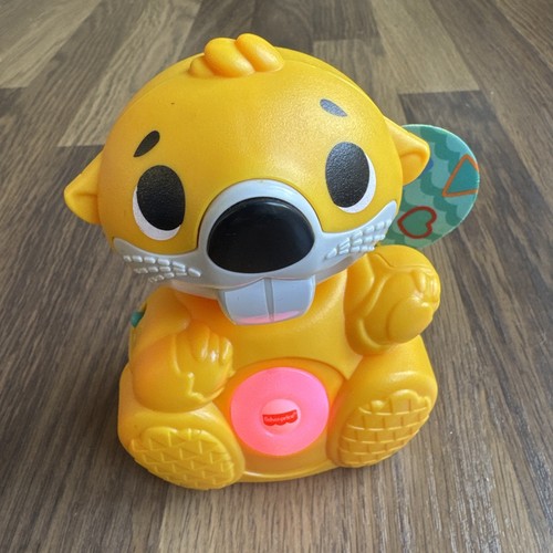 Fisher Price Linkimals Boppin Beaver with Lights and Sounds interactive learning - Picture 3 of 15