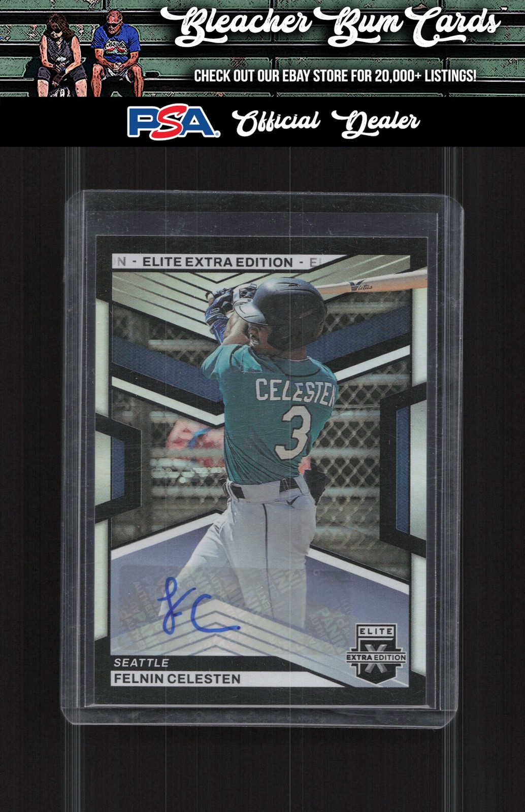 2023 Panini Elite Extra Edition 113 Felnin Celesten Signatures Auto