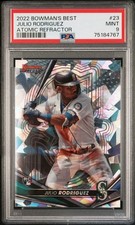 2022 BOWMAN'S BEST JULIO RODRIGUEZ ATOMIC REFRACTOR PSA 9 (RC)