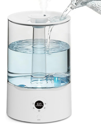 4L Top Fill Humidifier Smart Control Quiet Ultrasonic 3 Mist 7 Color, New