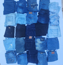 Jeans Lot of 25 Mixed Sizes Levi's Silver Baby Phat Denim Reseller Bundle
