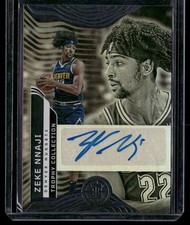 2021-22 Panini Illusions #TC-ZNN Zeke Nnaji Trophy Collection Signatures