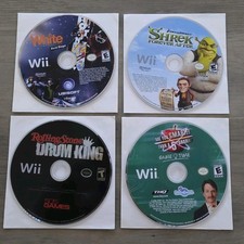 Nintendo Wii Game Lot Shaun White World Stage Shrek Forever After Drum King 5th