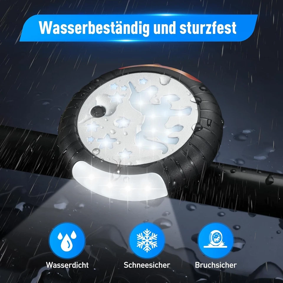Kinderwagen-Licht: USB aufladbar, 27 LED, 2 Effekte, IPX6 wasserdicht (2 Stück) - Bild 3 von 4