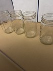 Ball Wide Mouth Canning Jar Quart Measuring and harvest imprint clear x4 — photo 4