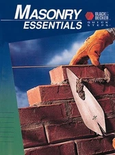 Masonry Essentials (Black & Deck... by Black & Decker Corpo Paperback / softback