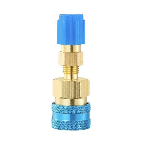 Low Side Quick Coupler for R1234YF to R134A Car Air Conditioning Hose Filling - Picture 5 of 7