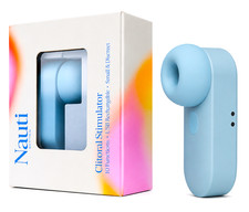 Nauti Clitoral Suction Sex Toy USB 10 Function Vibrator Massager for Women Blue