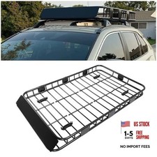 59" x 39" x 5.1" Universal Adjustable Roof Rack Cargo Carrier 67" x 39" x 5.1