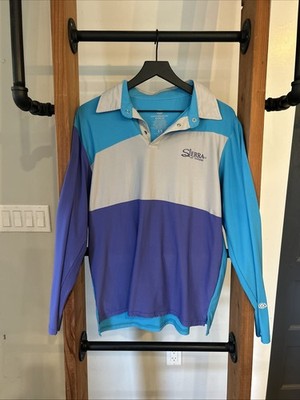 686 Performance Dry Long Sleeve Polo Sierra At Tahoe Men s Small