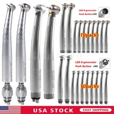 Dental High Speed Handpiece Push Button Turbine Quck Coupler/ LED Handpiece 2/4H