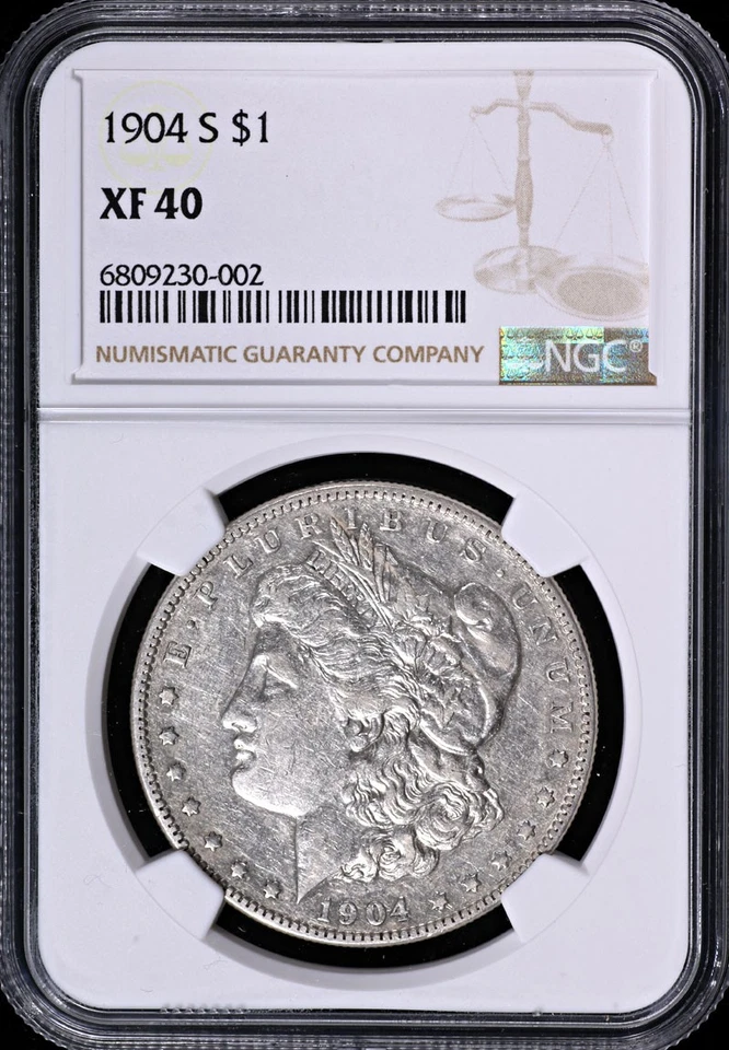 1904-S Morgan Silver Dollar PQ NGC XF40 Nice Eye Appeal Nice Strike - Image 3 of 4