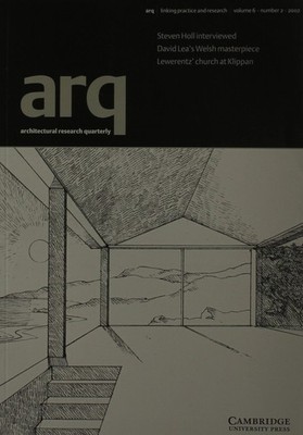 Peter Carolin arq: Architectural Research Quarterly: Volume 6, Par (Taschenbuch)