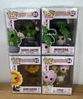 Funko Kawaii Plants Bundle of 4 Cactus Monstera Sunflower Tulip Free Protectors