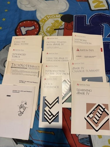 Ashton Tate Manuals job lot of manuals cheap free post