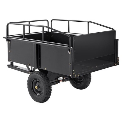 Steel Dump Cart 750-lb 15 cu ft Easy Dump