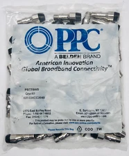 PPC Belden PST75WS AquaTight Locking Terminator Cable Connector Lot of 50 Each