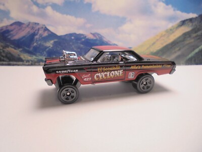 65 MERCURY COMET CYCLONE   2023 Hot Wheels Gassers Series     Black