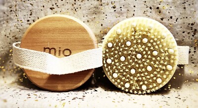 2x~Mio Dry Body Brushes~Massage & Exfoliate for Smoother Skin~NWOB~Vegan~