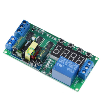 1X AC 110V 220V Multifunction Self-lock Relay PLC Cycle Timer Delay Time Switch