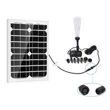 Solar Water Pump Kit-410GPH+Submersible Pump and 20 Watt Mono Solar Panel