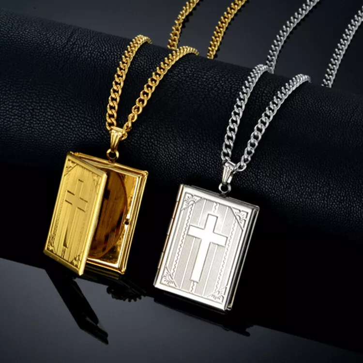 Holy cross locket deals