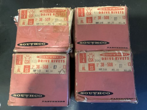 Southco Drive Rivets 38-99-269-14 rivets 500 each box 3500 total - Picture 6 of 13