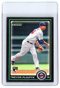2010 Bowman Chrome Refractor #212 Trevor Plouffe (RC) MINNESOTA TWINS