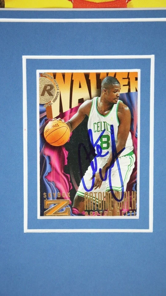 Antoine Walker Signed Framed 16x20 Z Force Rookie Card + Photo Set Kentucky - Image 2 of 2